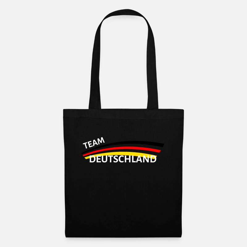 team deutschland - Stoffbeutel - Schwarz