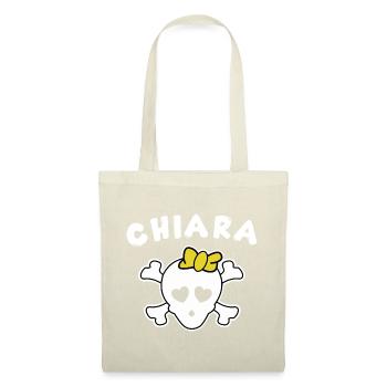 Pirate Chiara Design pour les filles et les femmes - Sac en tissu - nature - Devant