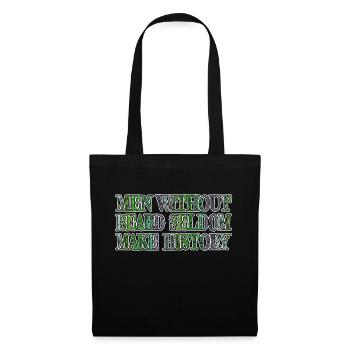 bearded dragon bearded collie - Tote Bag - black - Front