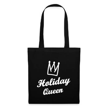La reine des fêtes - Sac en tissu - noir - Devant