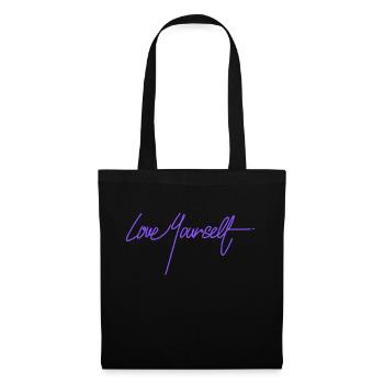 Aimez-vous - Sac en tissu - noir - Devant