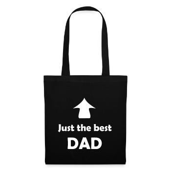 Pour le super papa - Sac en tissu - noir - Devant