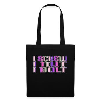 aircraft mechanic tools birthday present idea - Tote Bag - black - Front