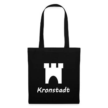 Brasov en Roumanie - Sac en tissu - noir - Devant