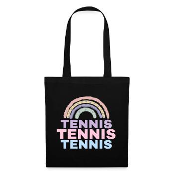 Tennis Rainbow - Tote Bag - black - Front