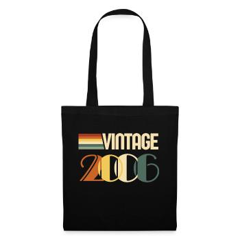 Vintage 2006 - 2006 Birthday Gift - Tote Bag - black - Front