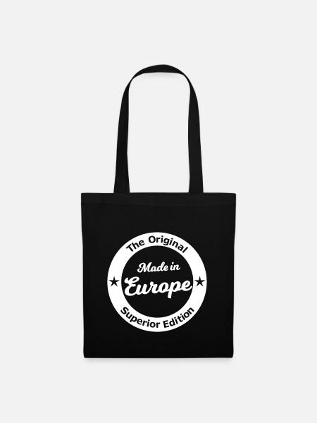 Das Original aus Europa - Stoffbeutel - Schwarz