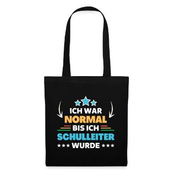 J’étais normale jusqu’à ce que je devienne directrice - Sac en tissu - noir - Devant