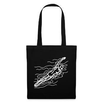 Competitive swimmer sketch - Tote Bag - black - Front