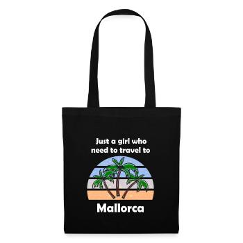 Holidays in Mallorca - Tote Bag - black - Front