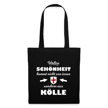 Chez soi à Kölle - Sac en tissu - noir - Devant
