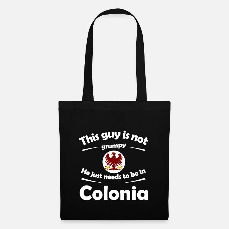 Die Heimat Colonia - Stoffbeutel - Schwarz