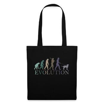EVOLUTION DES HUNDES - Stoffbeutel - Schwarz - Vorne