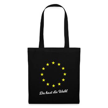 Votez pour l'Europe - Sac en tissu - noir - Devant