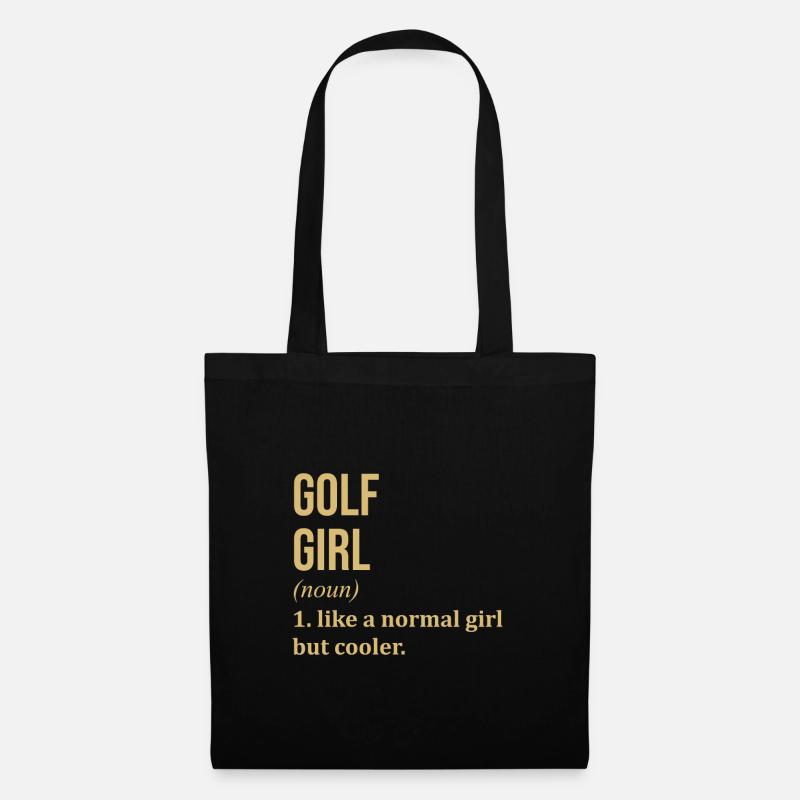 Golf - Sac en tissu - noir
