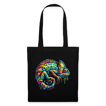 Caméléon - Sac en tissu - noir - Devant