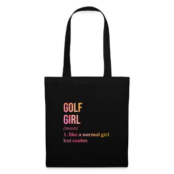 Golf - Stoffbeutel - Schwarz - Vorne