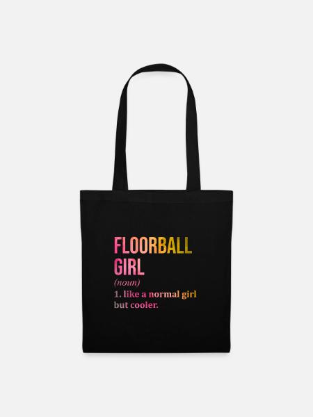 Floorball Floorball Floorball - Stoffbeutel - Schwarz
