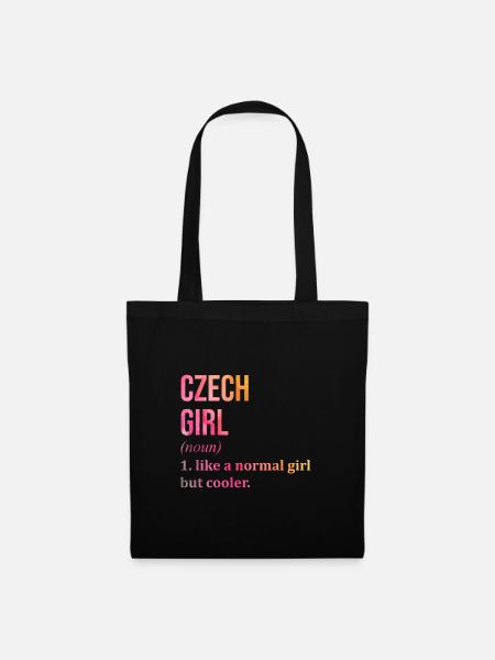 Tschechisch Tschechisch Tschechisch - Stoffbeutel - Schwarz