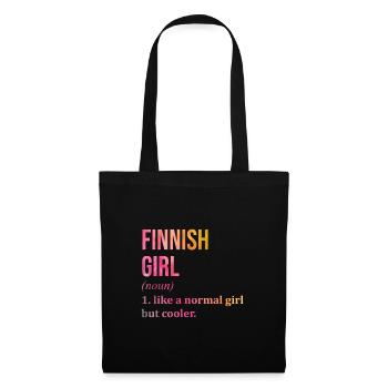 Finland - Tote Bag - black - Front
