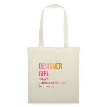 Designer - Stoffbeutel - Natur - Vorne