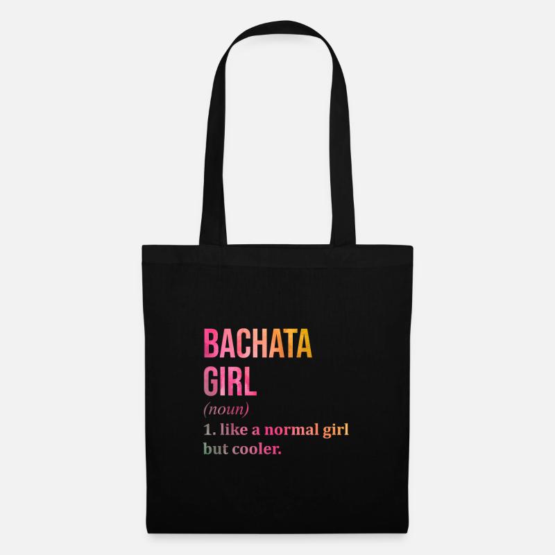 Bachata - Stoffbeutel - Schwarz