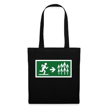 exit to the forest - Tote Bag - black - Front