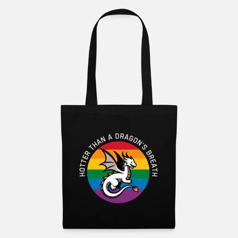 Lgbt Dragon - Tote Bag - black