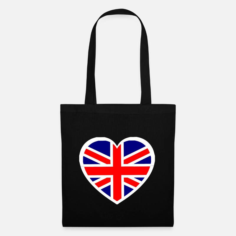 The British Heart - Tote Bag - black