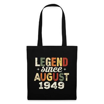 Août 1949 Anniversaire Août 1949 - Août 1949 - Sac en tissu - noir - Devant