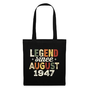 August 1947 Anniversary August 1947 - August 1947 - Tote Bag - black - Front