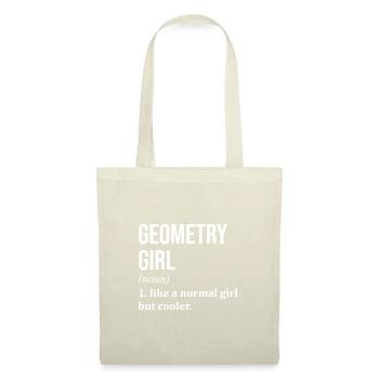 géométrie - Sac en tissu - nature - Devant