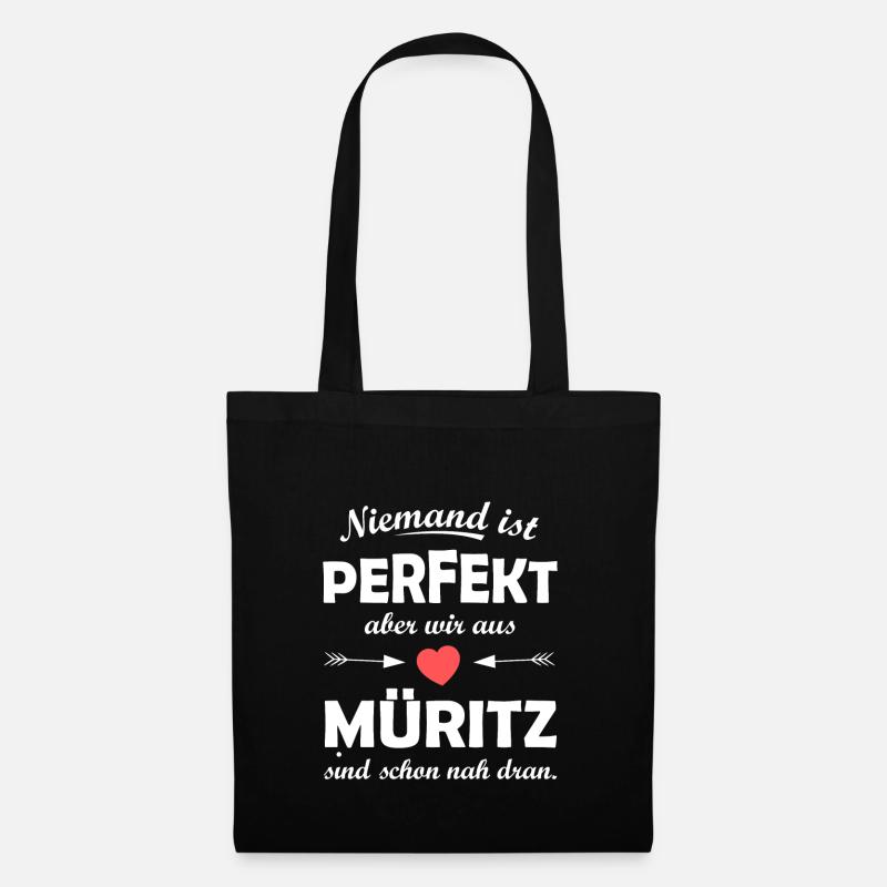 Müritz im Osten - Stoffbeutel - Schwarz