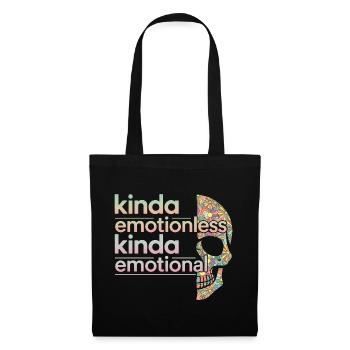 Kinda Emotionless Kinda Emotional 6 - Stoffbeutel - Schwarz - Vorne