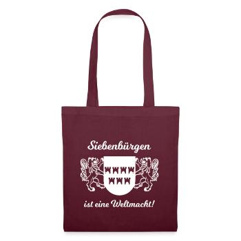 Le beau pays de Transylvanie - Sac en tissu - bordeaux - Devant