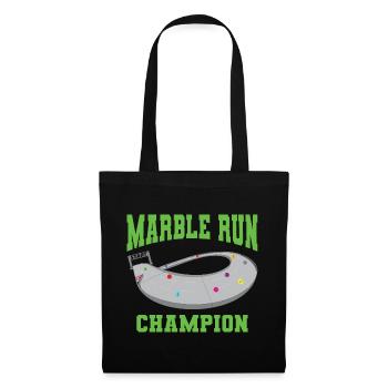 MARBLE RUN - Tote Bag - black - Front