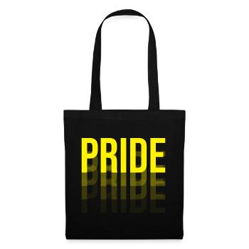 Gay Pride Typografie - Stoffbeutel - Schwarz - Vorne