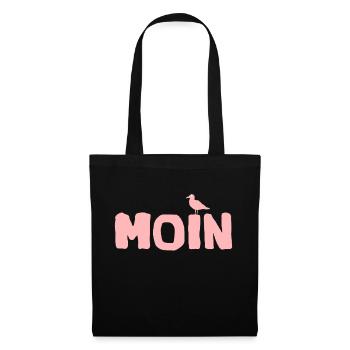 Moin die Möwe édition locale - Sac en tissu - noir - Devant