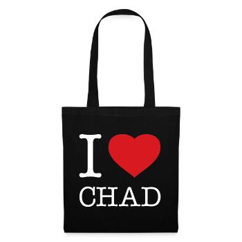 I LOVE CHAD - Tote Bag - black - Front