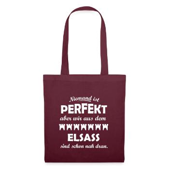 Beautiful Alsace - Tote Bag - burgundy - Front