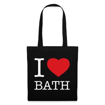 J’ADORE LE BAIN - Sac en tissu - noir - Devant
