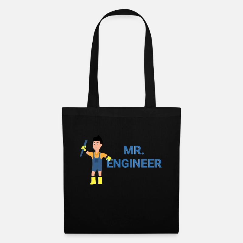 Mr. Engineer - Tote Bag - black