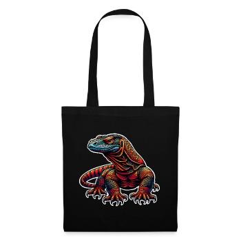 Komodo Dragon - Stoffbeutel - Schwarz - Vorne