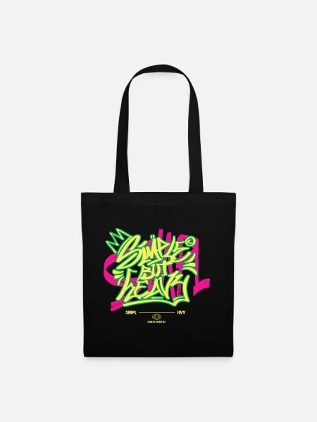 Streetwear Urban Graffiti - Stoffbeutel - Schwarz