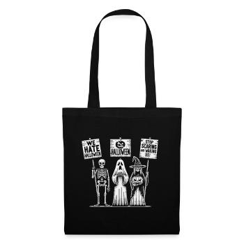 Halloween Protest Skeletons Design - Tote Bag - black - Front