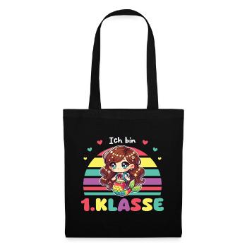 Je suis 1ère année 2025 Sirène mignonne à - Sac en tissu - noir - Devant