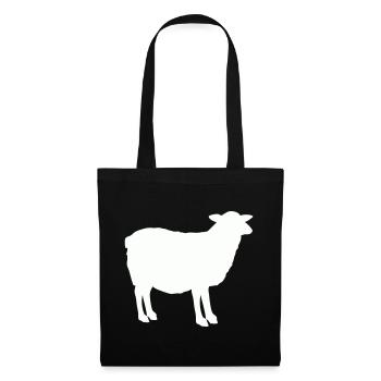Sheep Silhouette - Tote Bag - black - Front