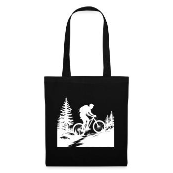 MTB Mountain Bike - Tote Bag - black - Front