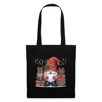 Christmas Gnome Gnome - Tote Bag - black - Front