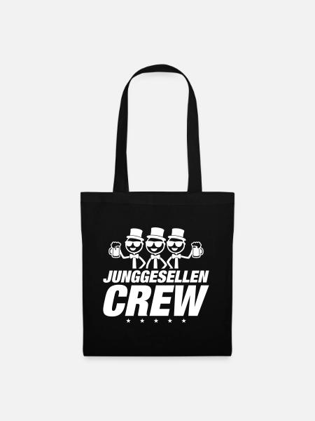 Junggesellen Crew - Stoffbeutel - Schwarz